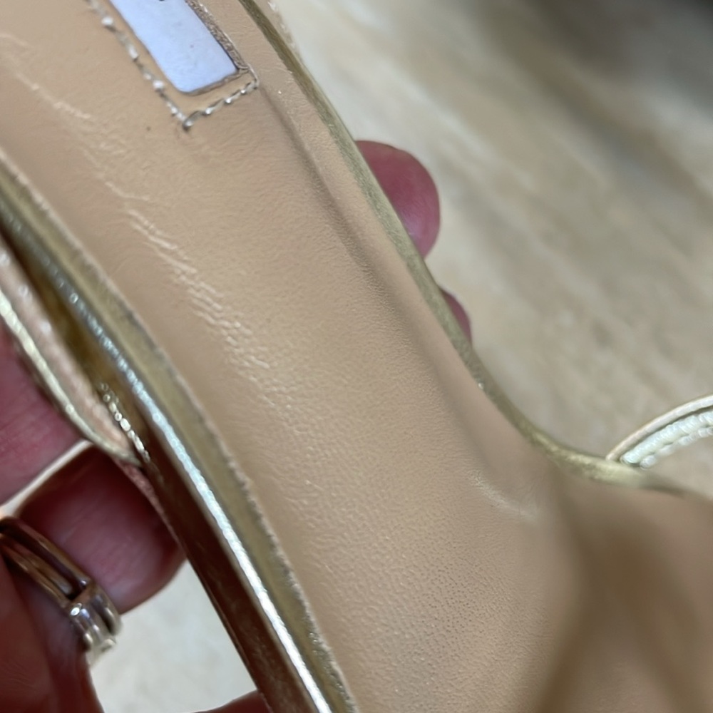 Tony Bianco Gold Strappy Sandals - Picture 7 of 9